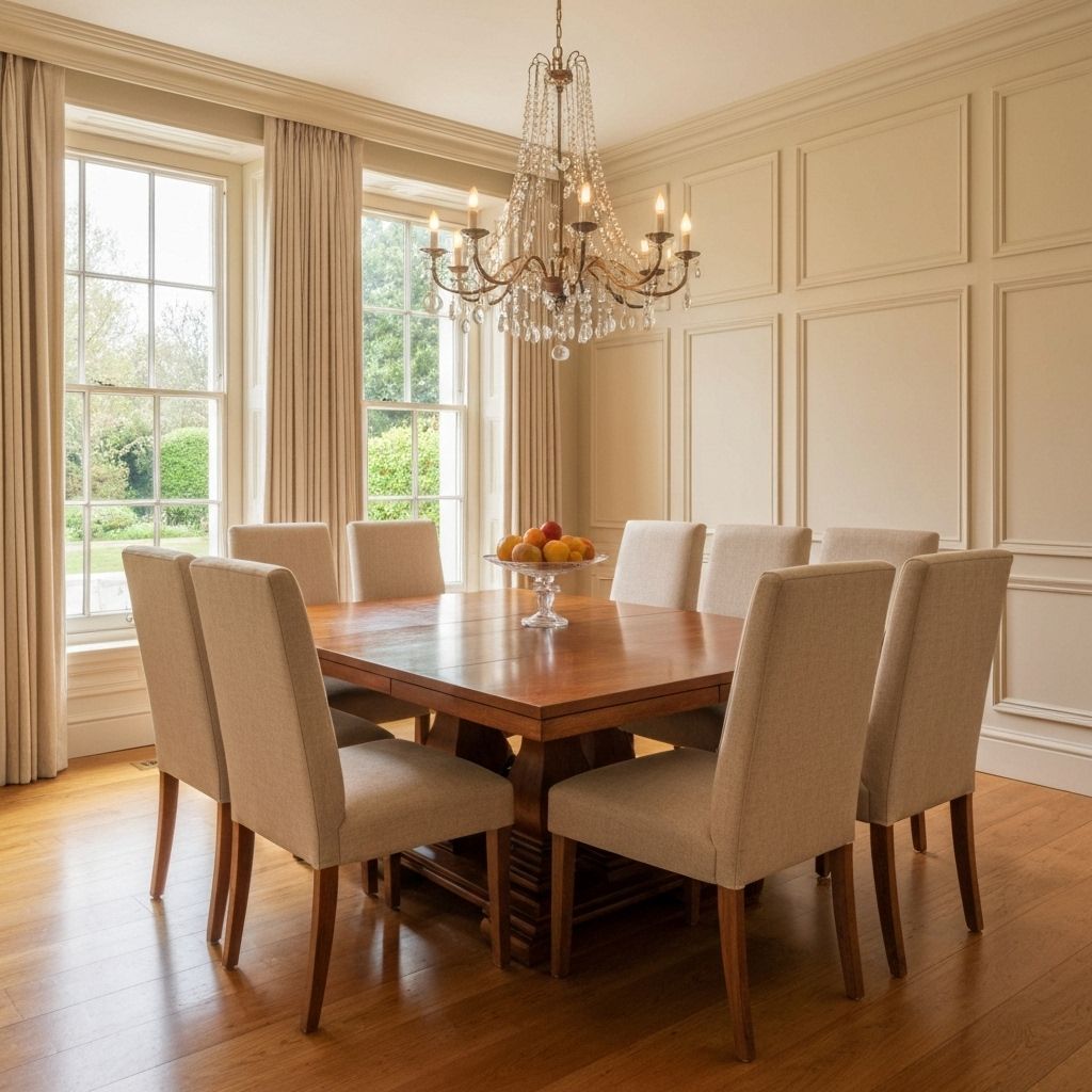 Remington Extendable Dining Table in dining room setting